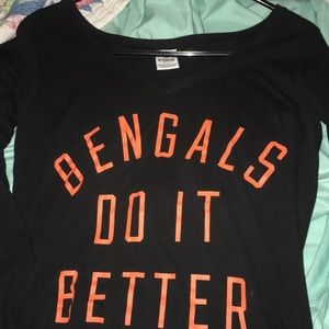 PINK black and orange shirt